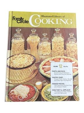 Vintage Family Circle Illustrated Library of Cooking Volume 12 Cookbook 1972